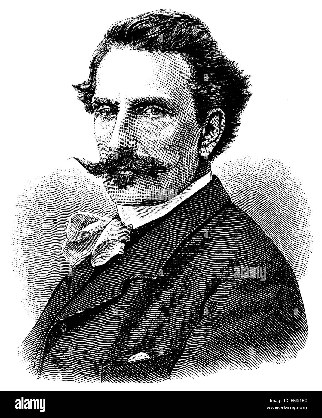 Alexander von Liezen-Mayer (geboren 24. Januar 1839) Stockfoto