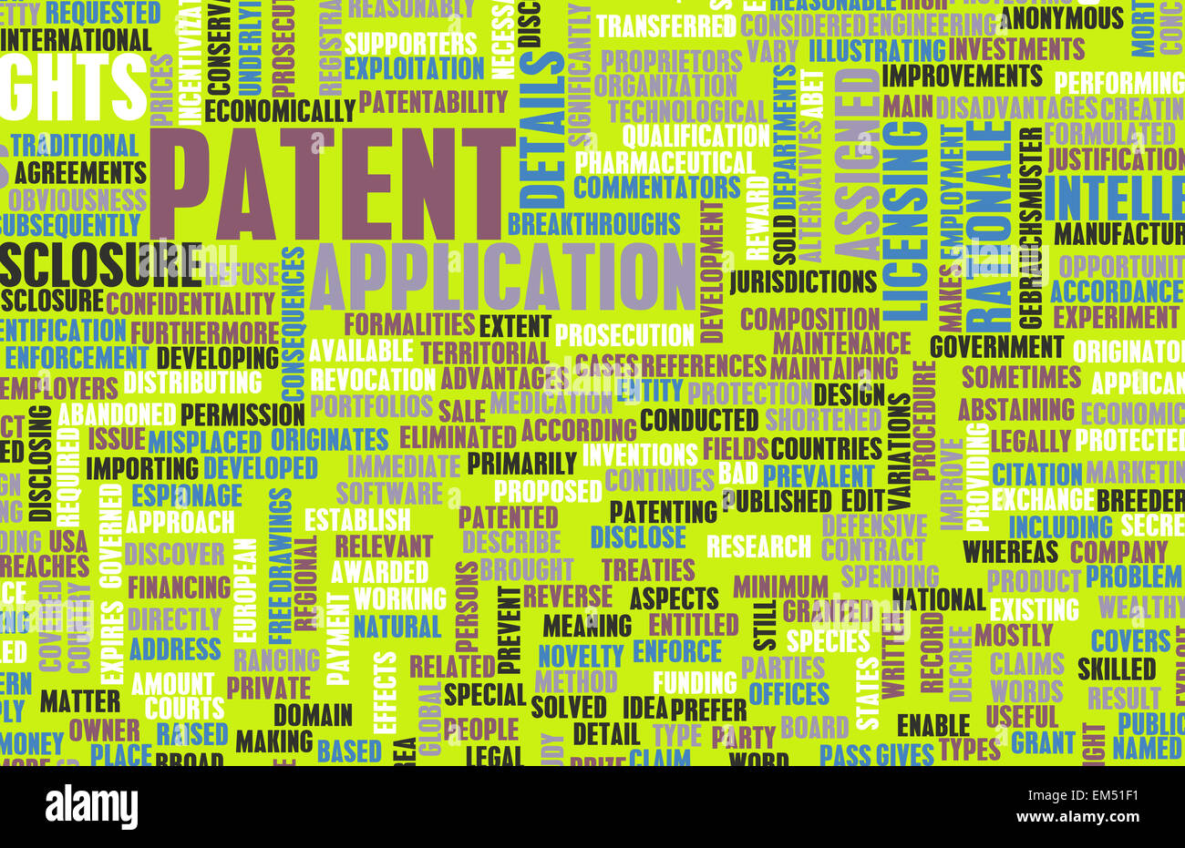 Patent Stockfoto