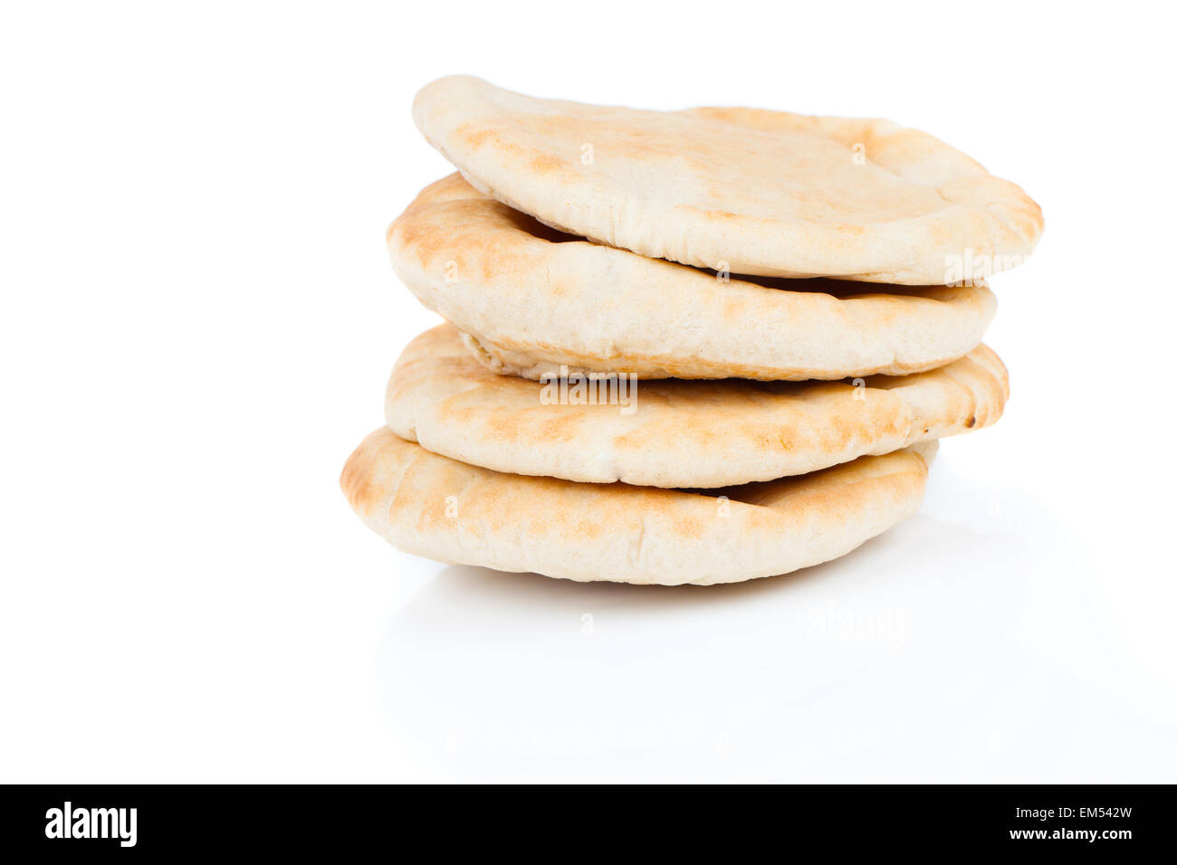 Pitta-Brot (libanesische Brot) Stockfoto