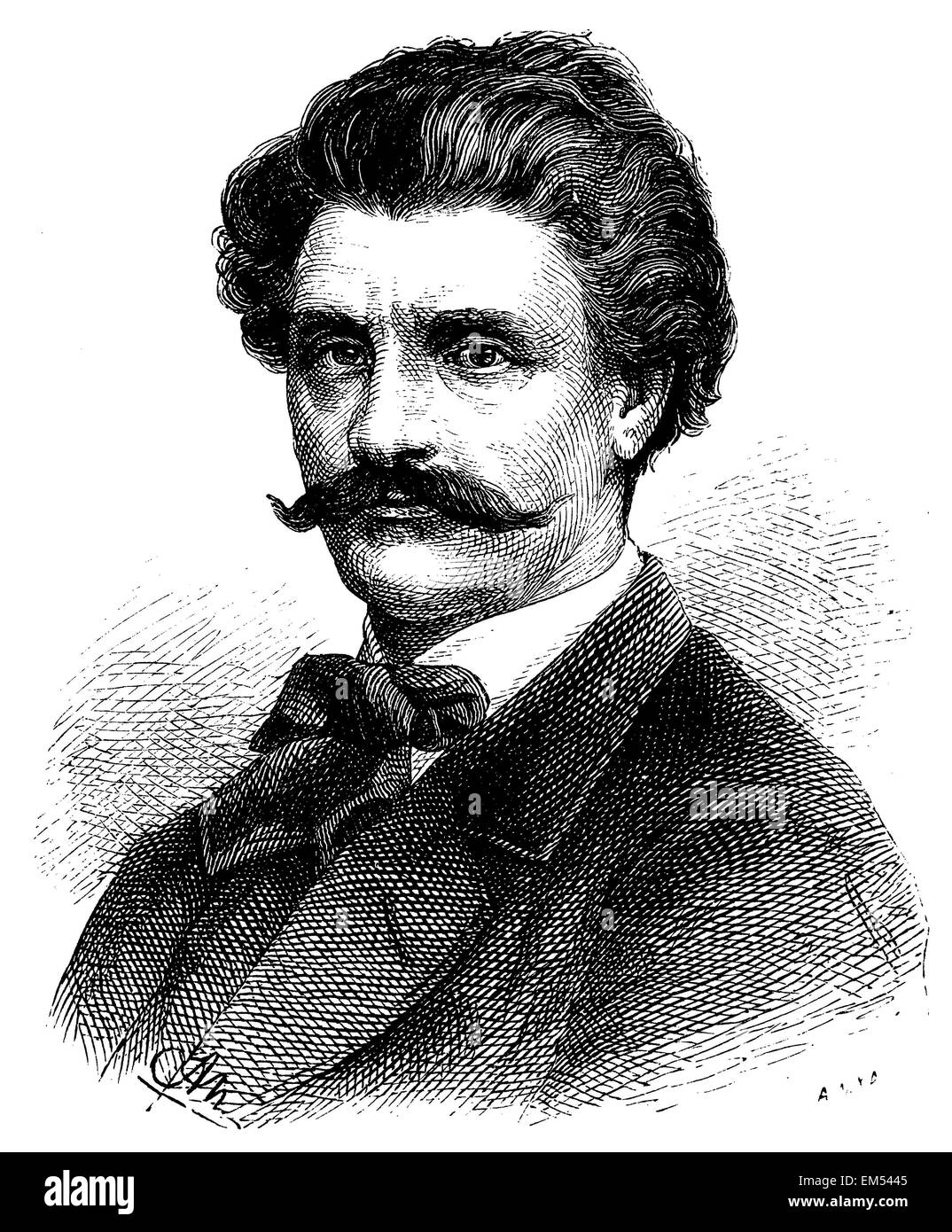 Karl von Piloty (geboren Juli 1. Oktober 1826, gestorben 21. 1886) Stockfoto