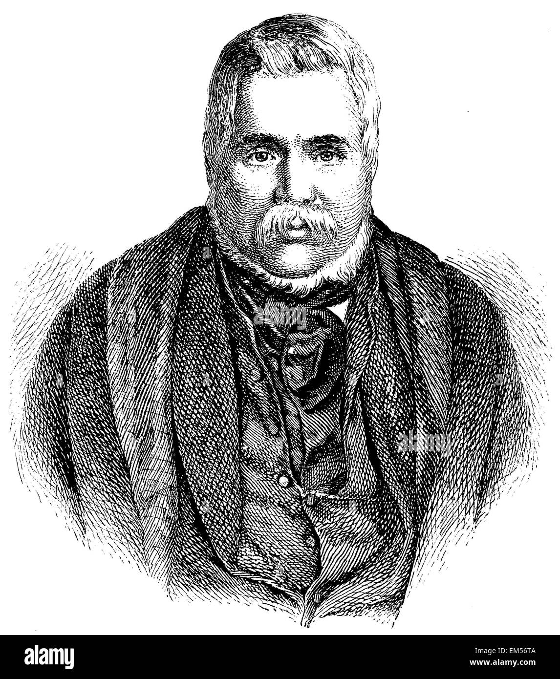 Joseph Christian Freiherr von Zedlitz (geboren 28. Februar 1790, gestorben 16. März 1862) Stockfoto