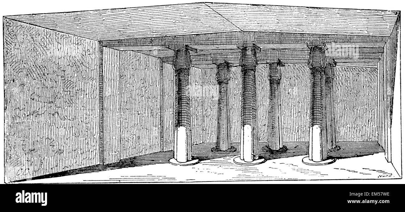 in einem Grab in Beni Hassan Stockfoto