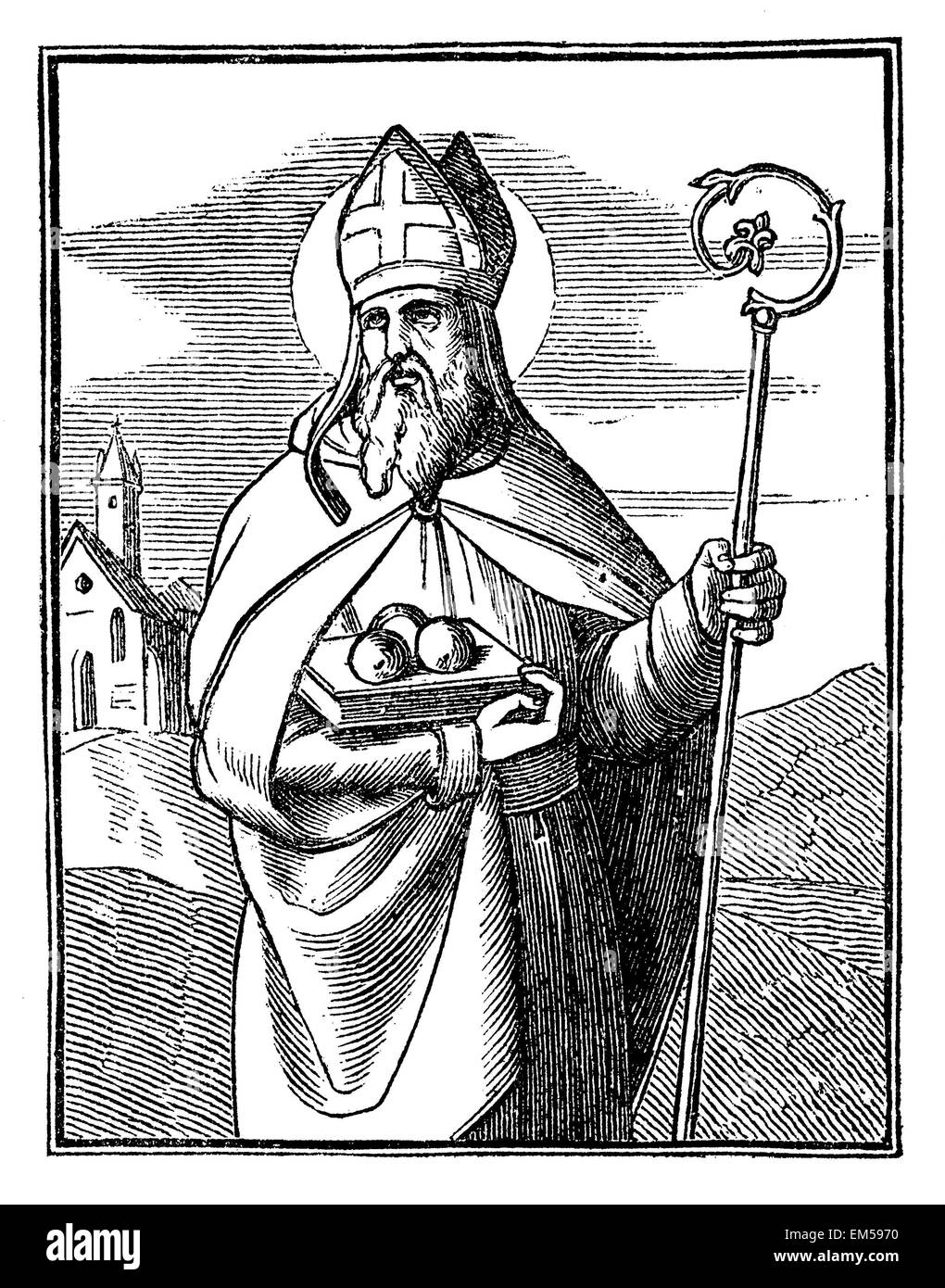 St. Nikolaus, Bischof von Myra Stockfoto