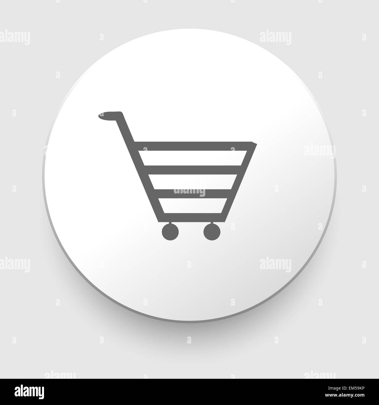 Einkaufswagen-Symbol Stockfoto