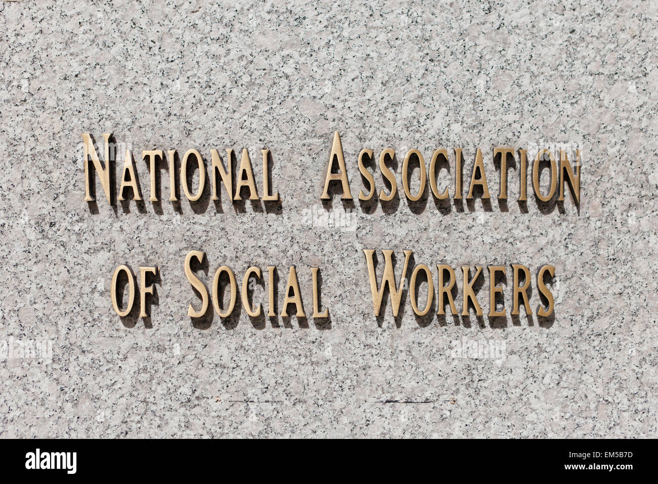 Die National Association of Social Workers - Washington, DC USA Stockfoto