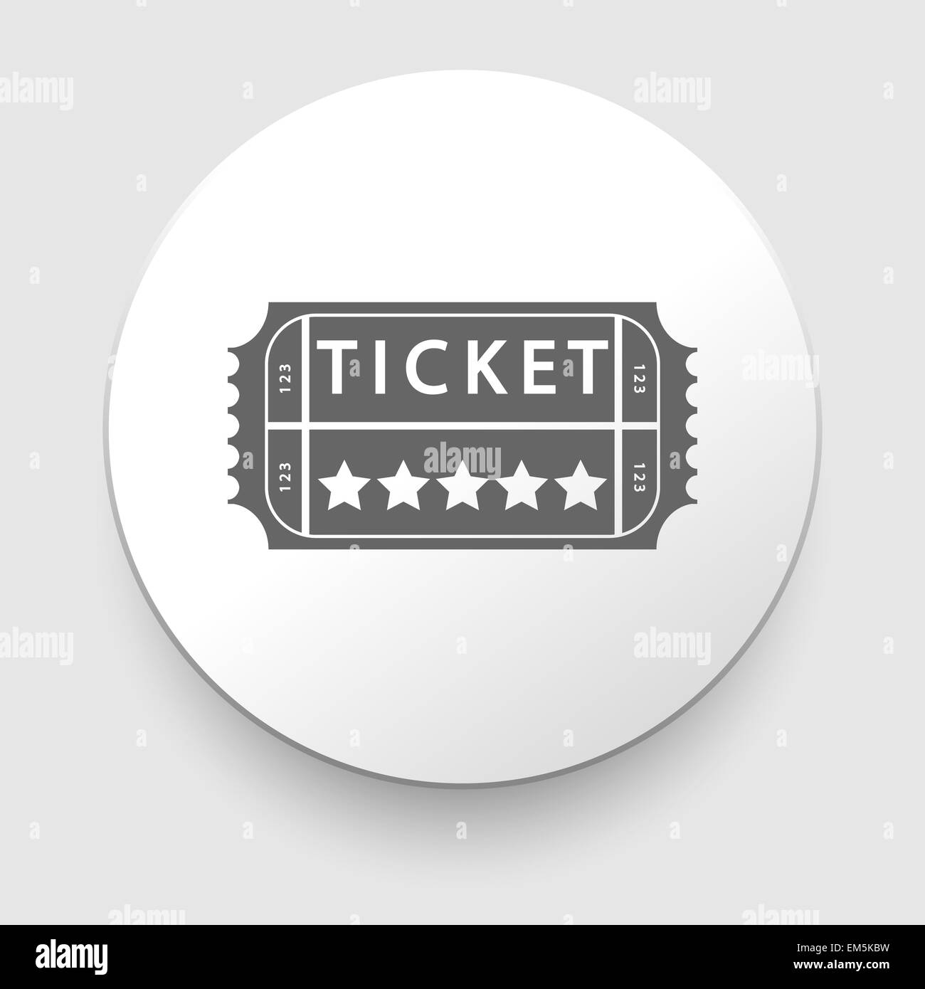 Ticket-Vektor Stockfoto