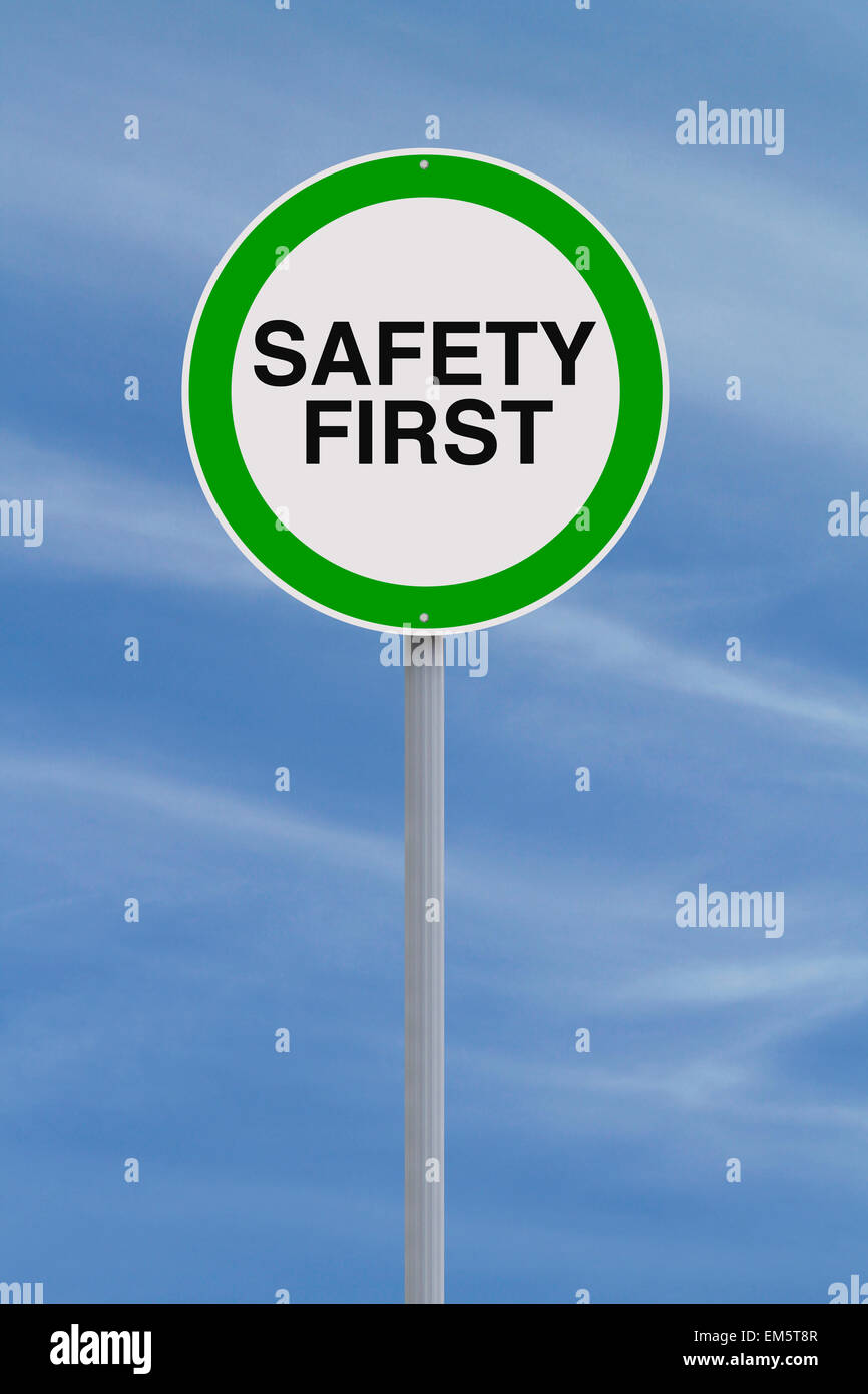Sicherheit erste Stockfoto