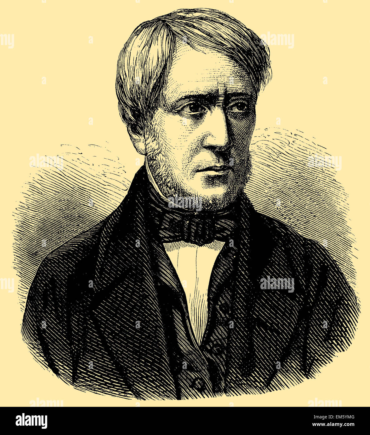 Antoine César Becquerel (7. März 1788 – 18. Januar 1878), französischer Wissenschaftler Stockfoto