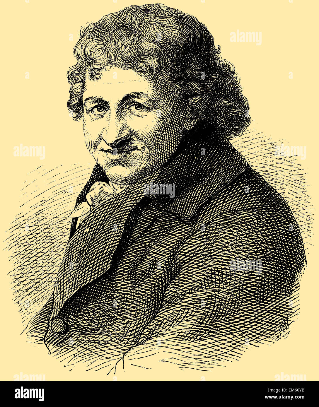 Daniel Nikolaus Chodowiecki (1726-1801), Polnisch - deutscher Maler und Grafiker Stockfoto