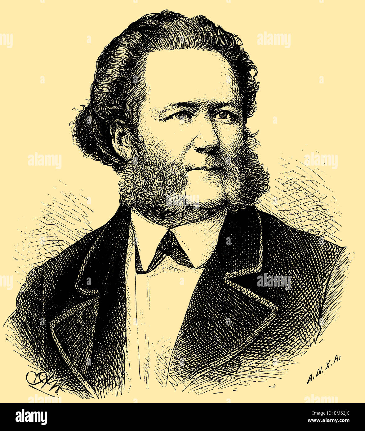 Henrik Ibsen (1828 – 1906), norwegischer Dramatiker und Dichter Stockfoto