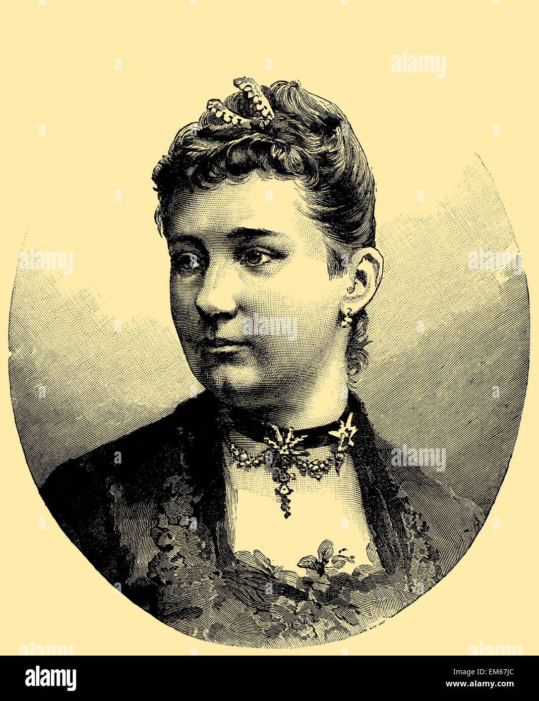 Augusta Victoria von Schleswig-Holstein (1858 – 1921), letzte deutsche Kaiserin und Königin von Preußen Stockfoto