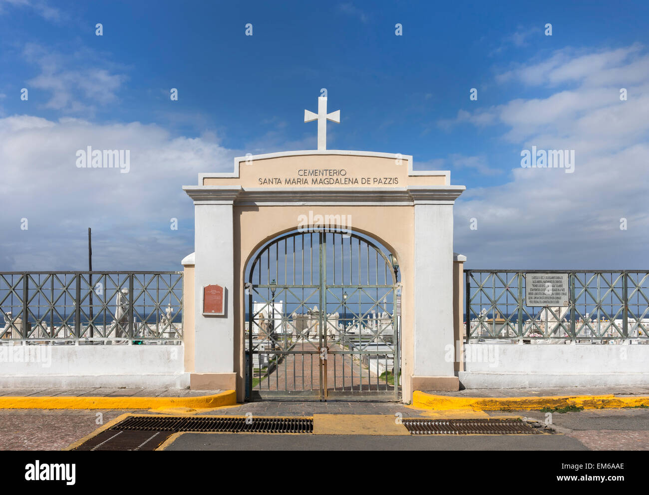 Friedhof Santa Maria Magdalena de Pazzis. Stockfoto