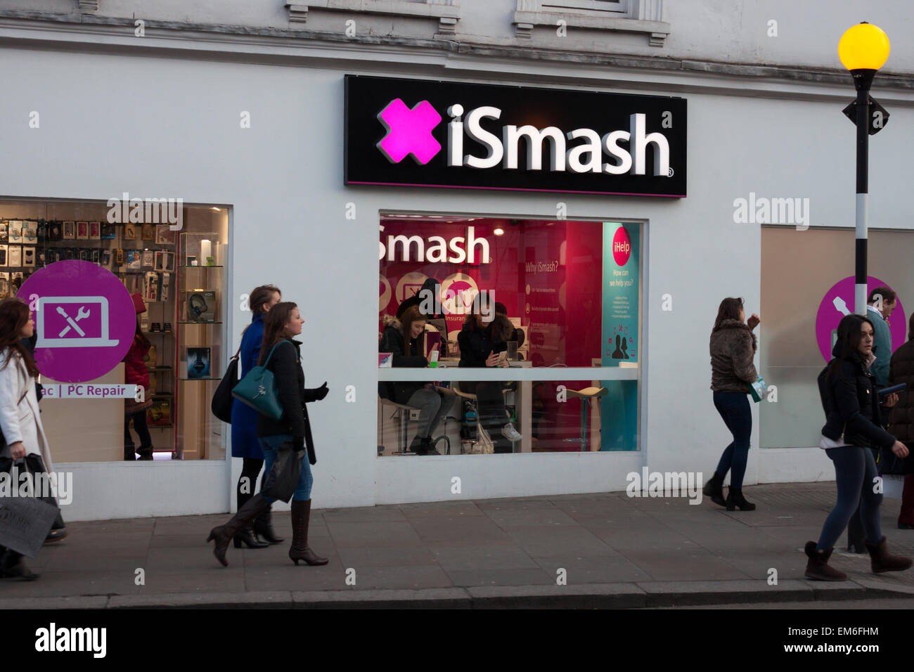 iSmash Shop, Kings Road, London Stockfoto