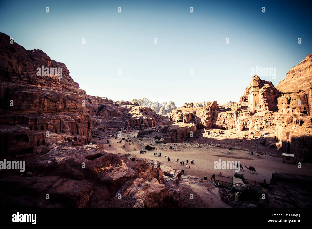 Petra, Jordanien Stockfoto