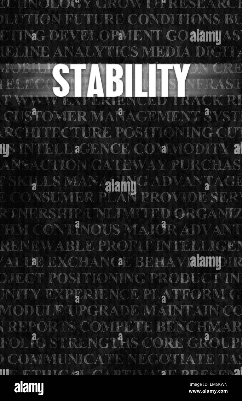 Stabilität Stockfoto