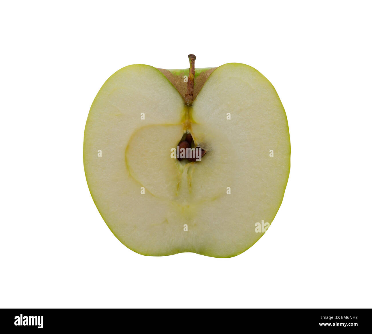 Frische saftige leckere grüner Apfel. Essen Sie den Apfel und erhöhen Sie Vitalität zu. Stockfoto
