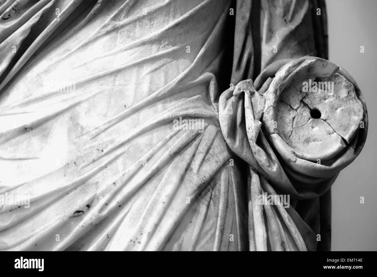 Römische Büste des II. Jahrhunderts mit kein arm Stockfoto