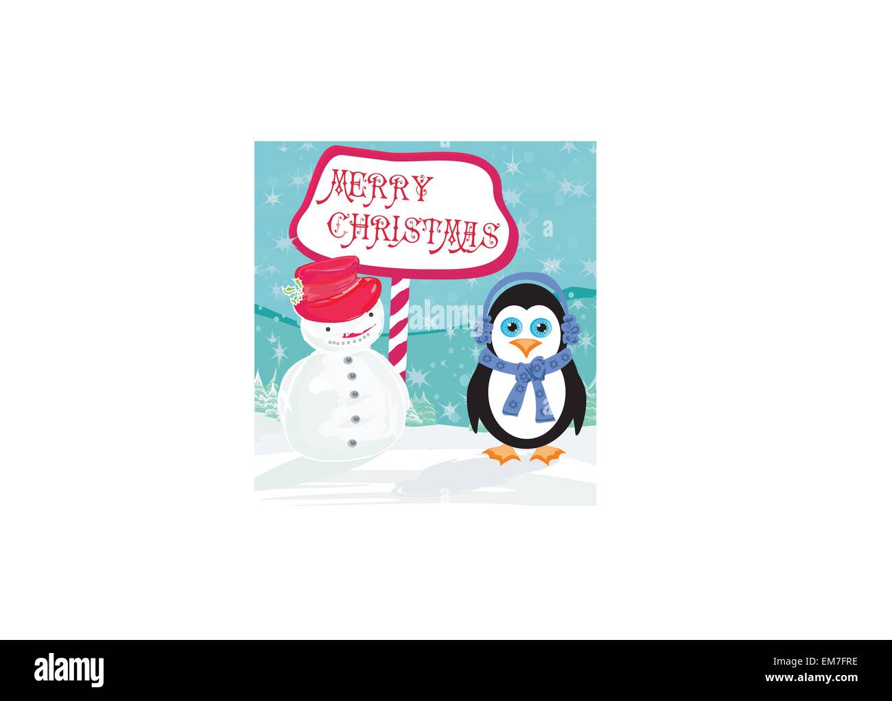 Clintons Weihnachtskarte Für Nichte – Süßer Pinguin Mit Geschenken (mit Umschlag)