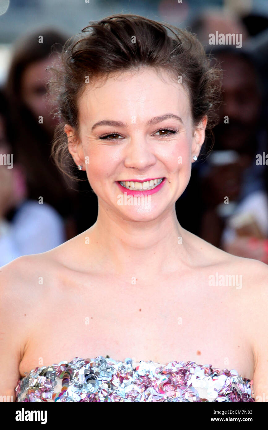 Carey Mulligan besucht die Weltpremiere von "Far From The Madding Crowd" am BFI Southbank, London. 15/04/2015/Picture alliance Stockfoto