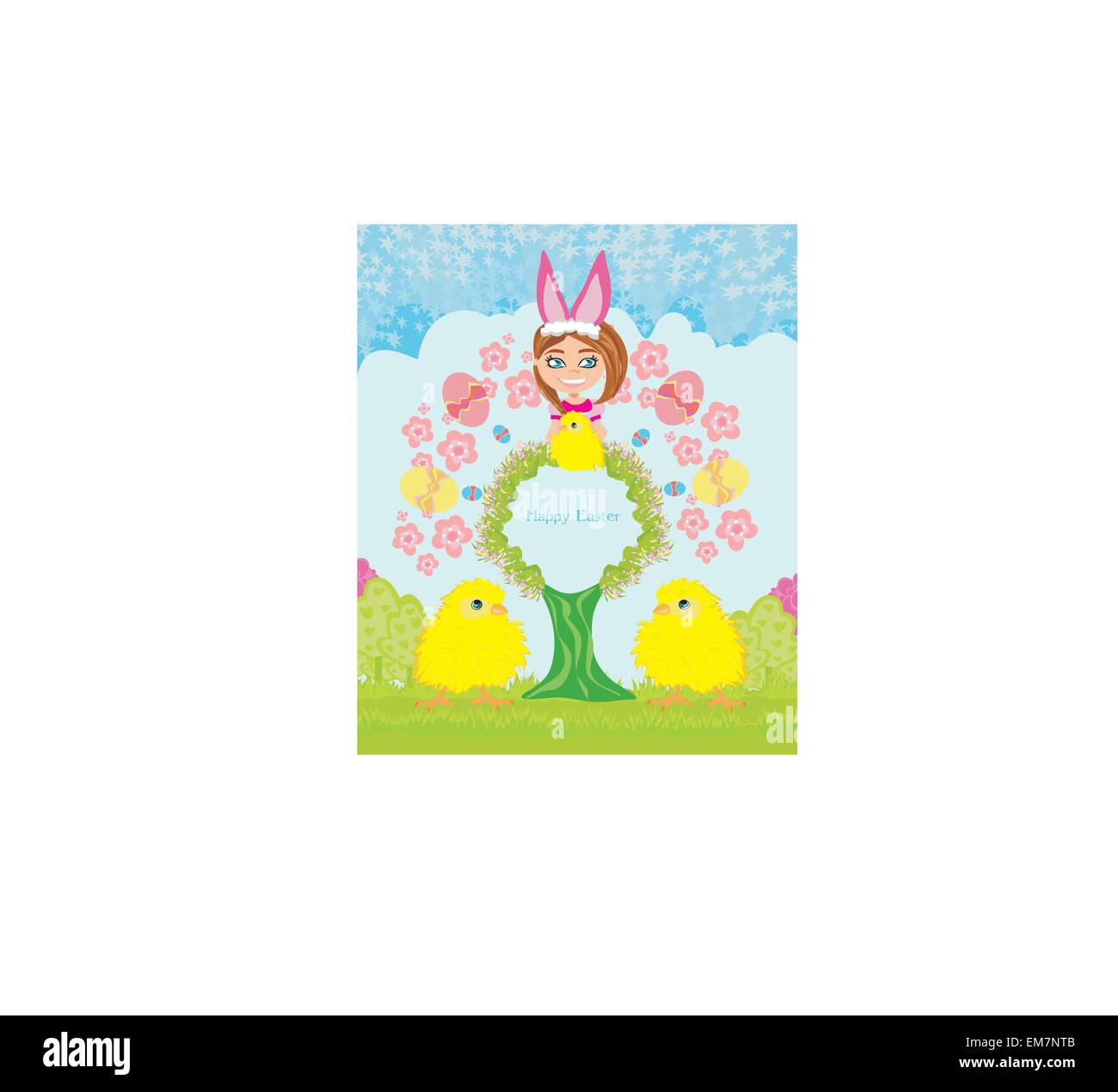 Lustige Osterkarte Mit Schlange – „Happy Easter“-Gruß, Witziges Design, Inkl. Umschlag