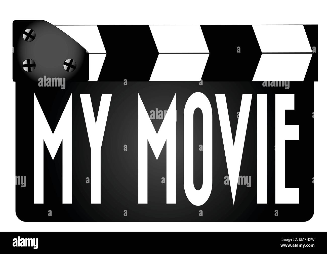 Meine Filmklappe Stock Vektor