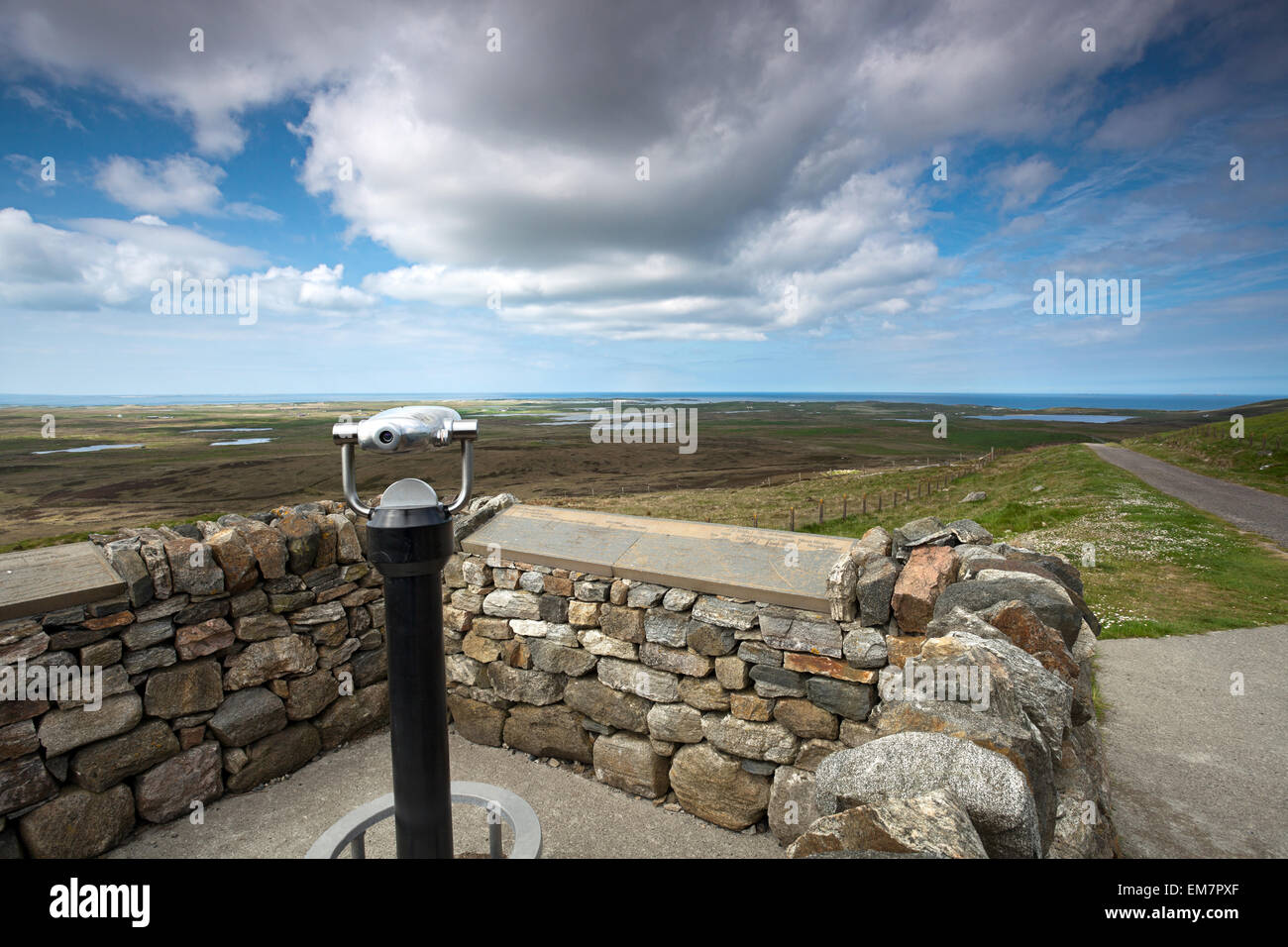 St. Kilda Sicht. Isle of North Uist, äußeren Hebriden Stockfoto