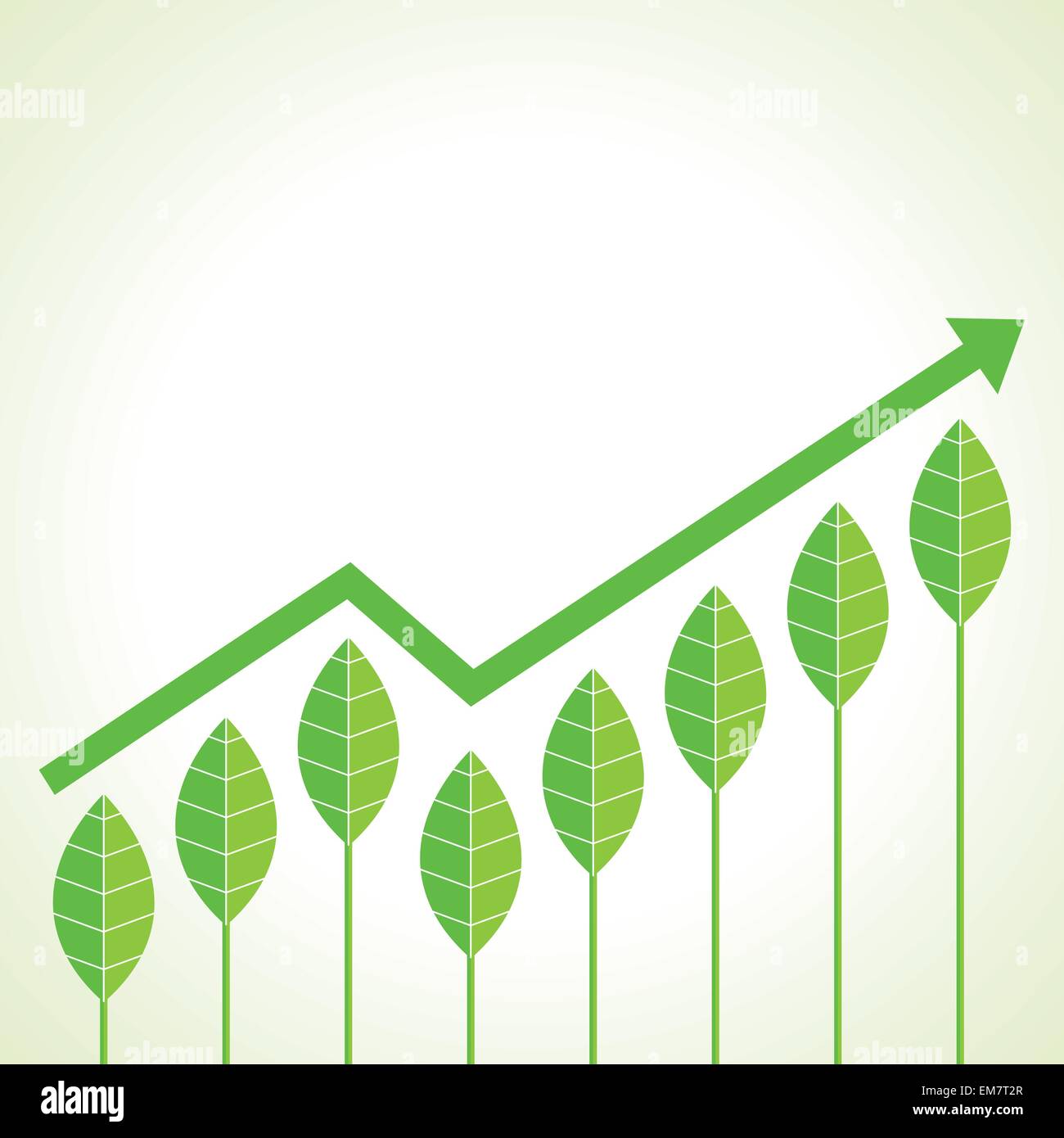 Landwirtschaft Geschäftskonzept Wachstum Diagramm Stock Vektor