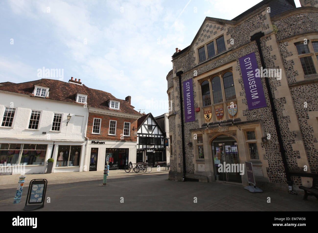 Museum der Stadt Winchester, Winchester UK Stockfoto