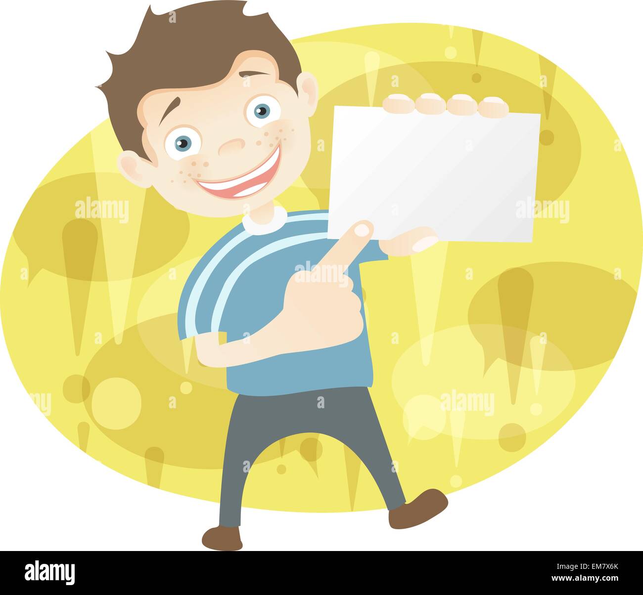 Süße Teenager Stock Vektor