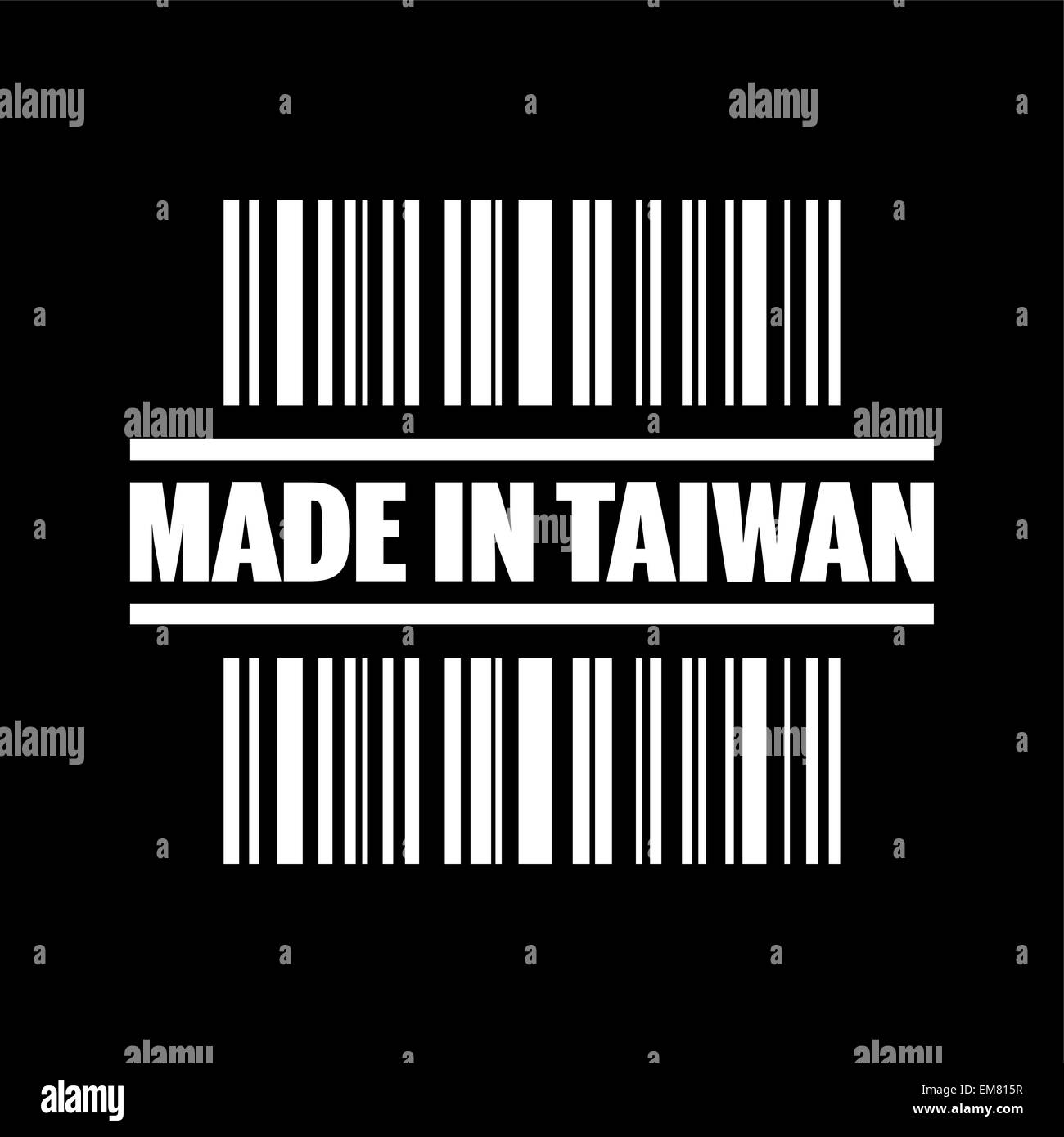 Vektor-Illustration von isolierten Taiwan-Symbol Stock Vektor