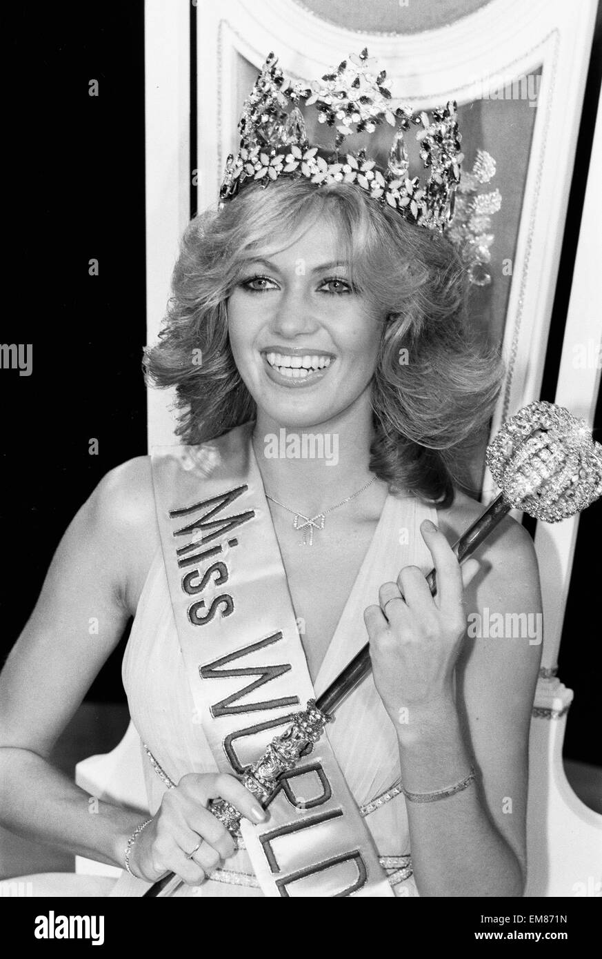 Miss World 1980. Miss Deutschland Gabriella Brum gekrönt Miss World 13