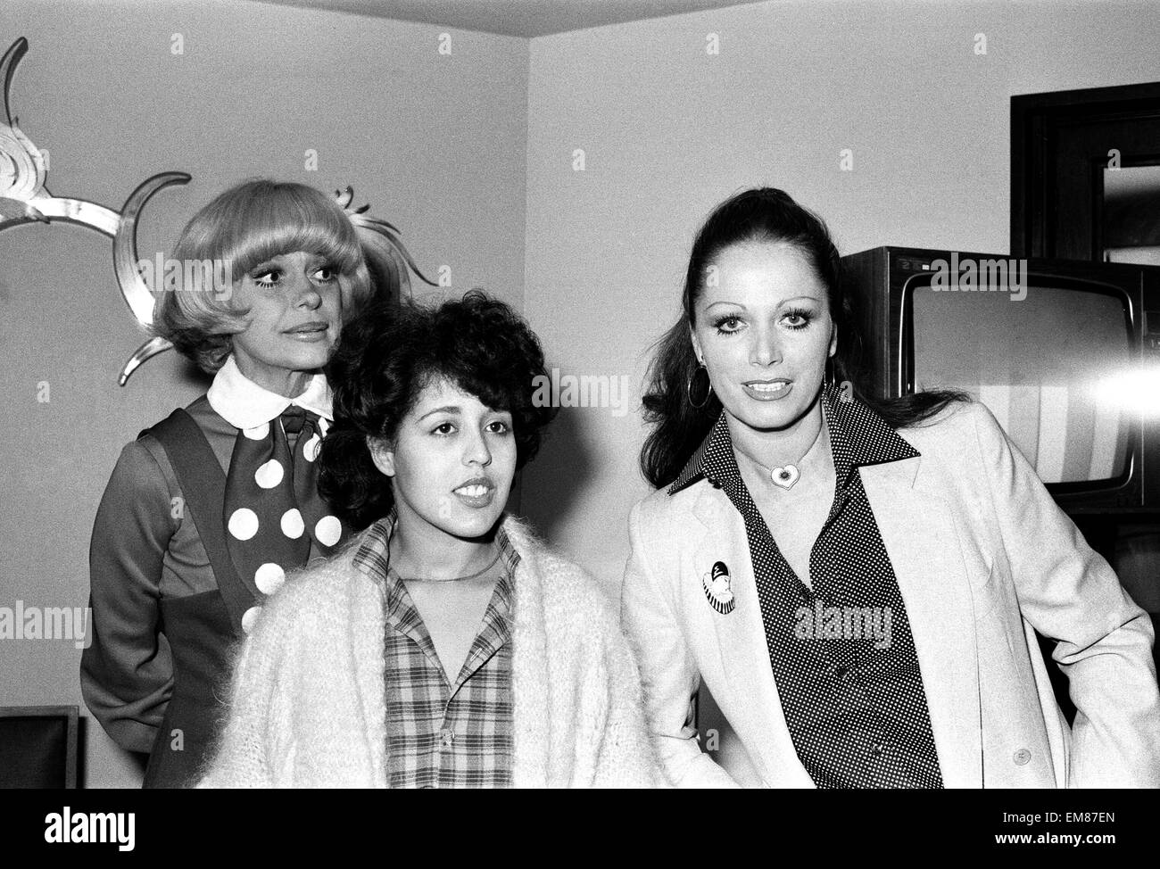 Frauen des Jahres Mittagessen. Carol Channing, Polly Styrol und Jackie Collins. 29. Oktober 1979. Stockfoto