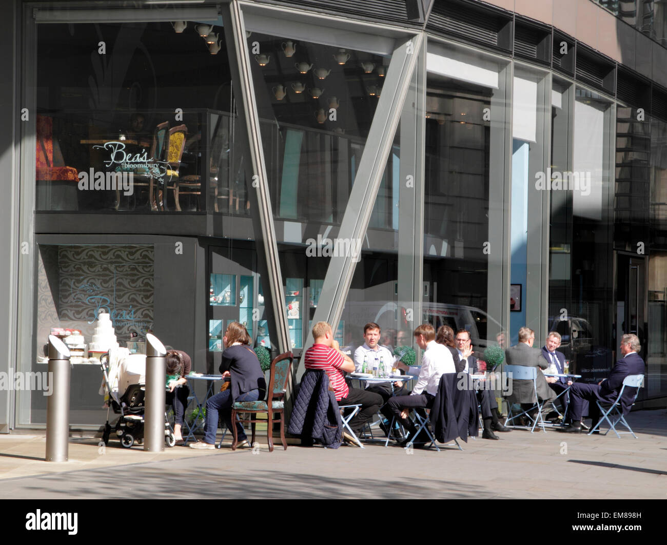 Beas von Bloomsbury Restaurant eine neue Änderung Watling Street London Stockfoto