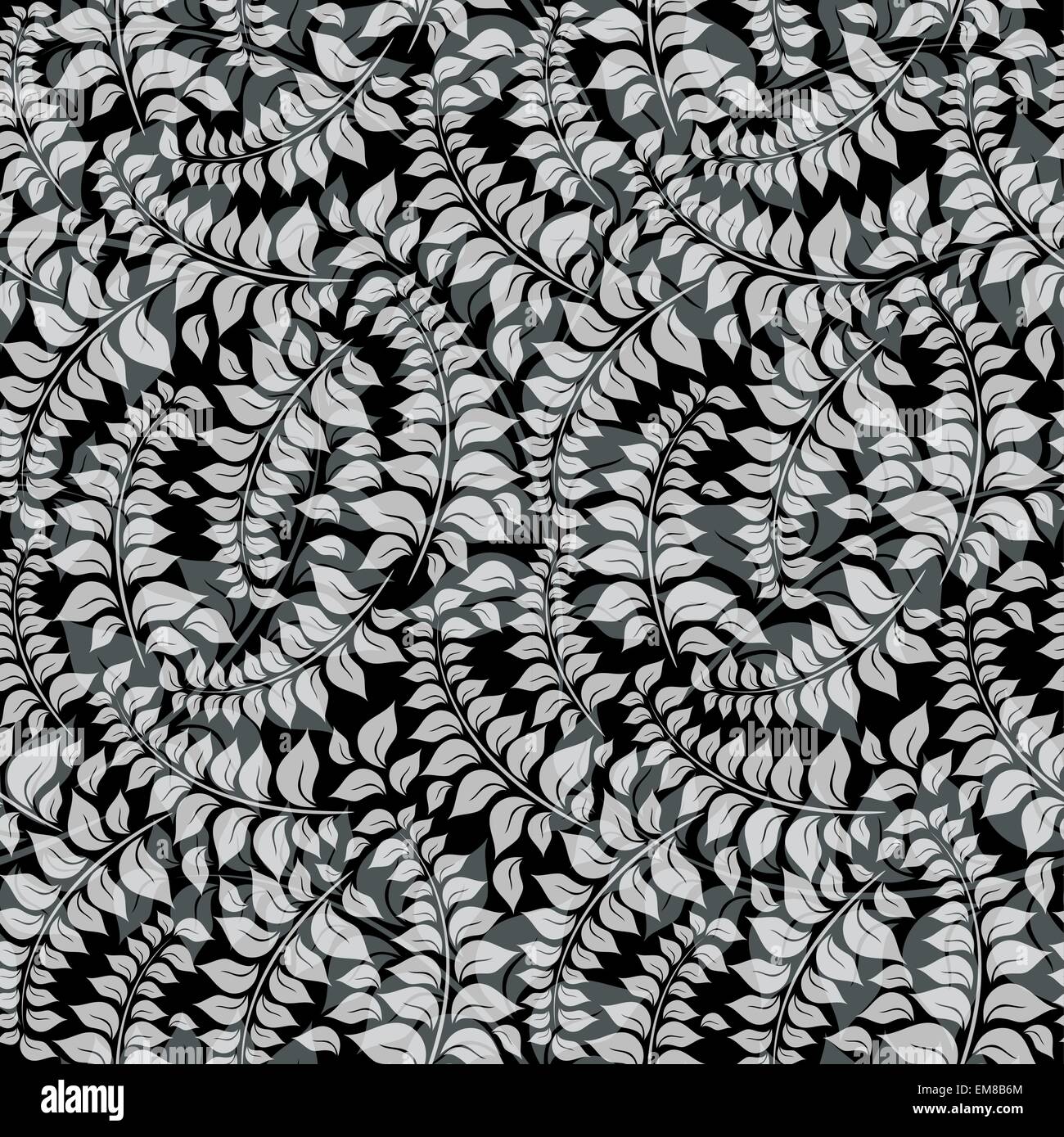 Nahtlose schwarz-weiß-Muster Stock Vektor