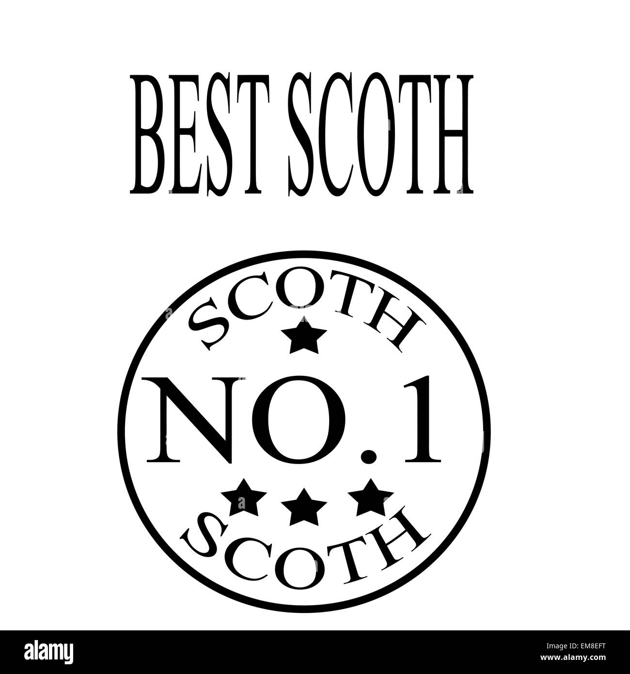 Beste scoth Stock Vektor