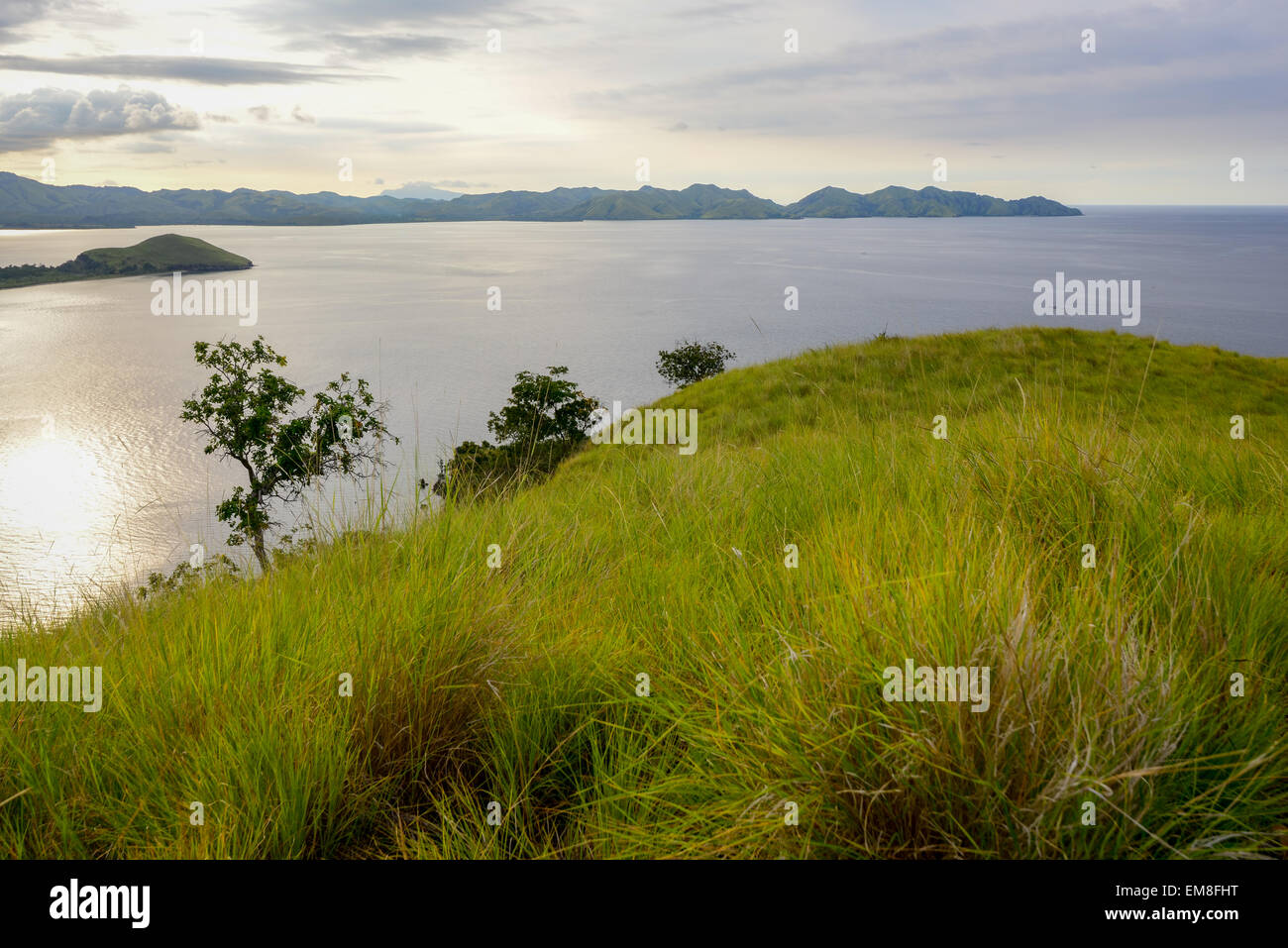 Ansichten in Tanjung Kajuwulu, Maumere, Insel Flores, Indonesien. Stockfoto