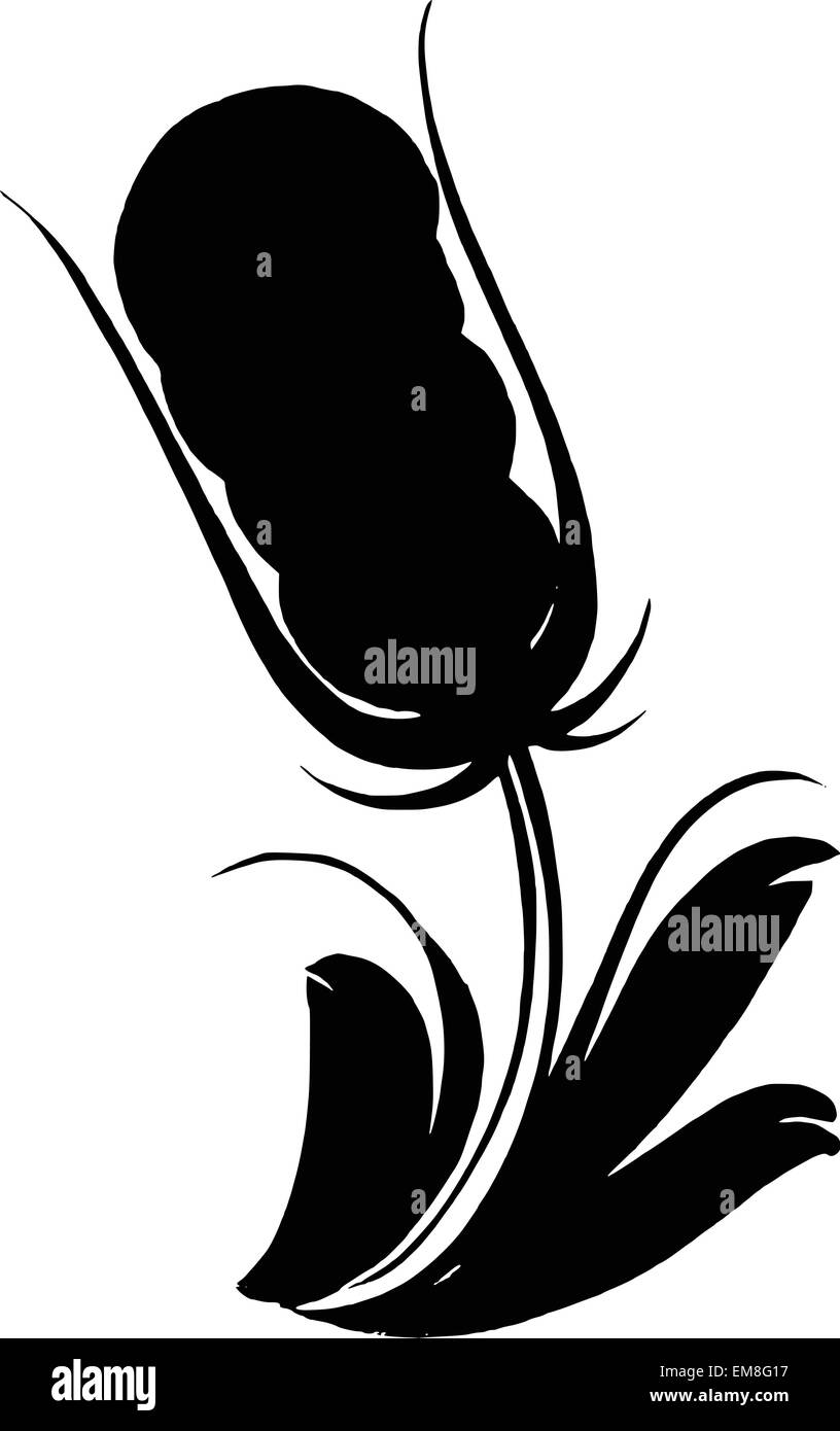 ornamentale silhouette Stock Vektor