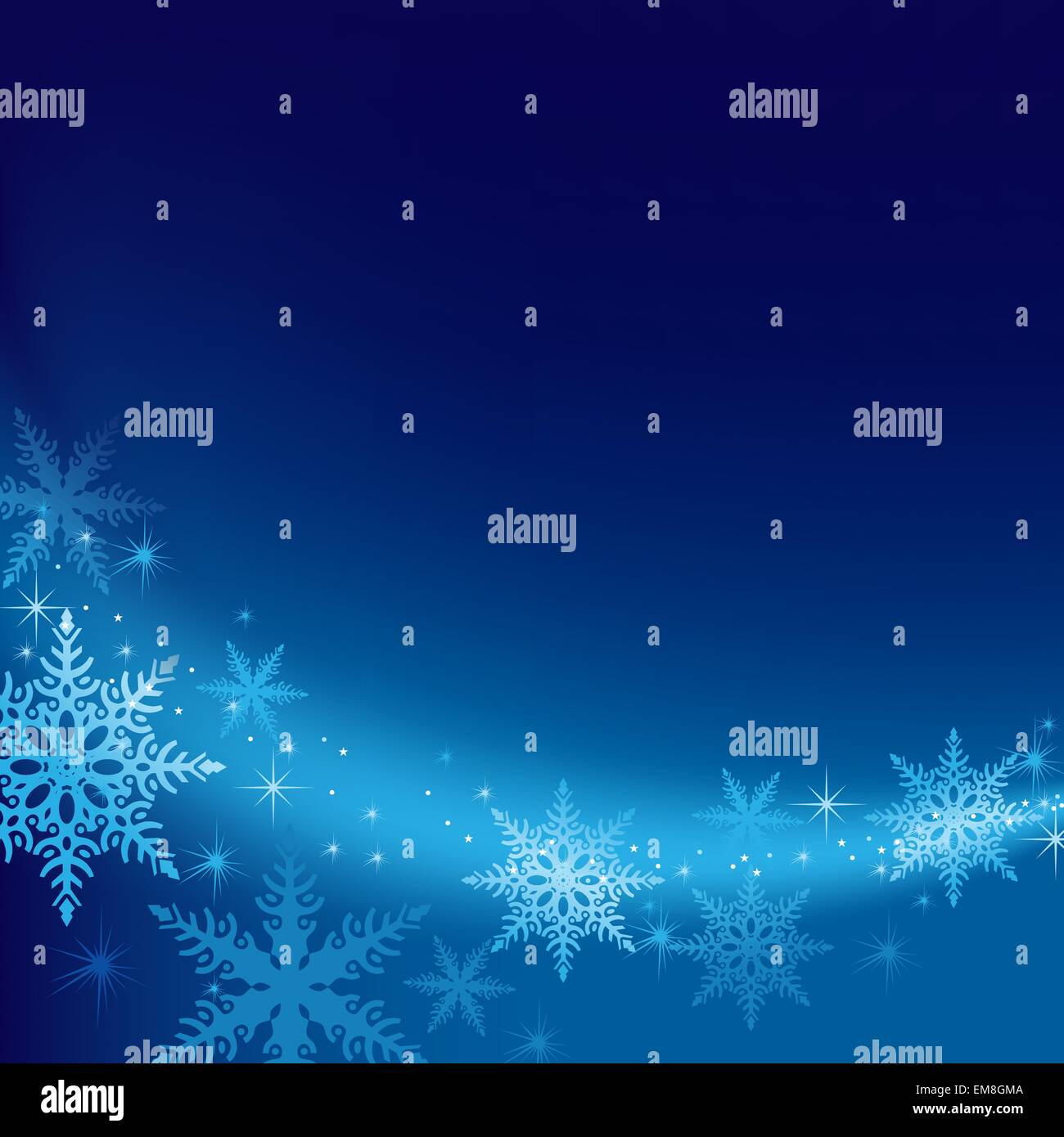 Blaue Weihnachten Hintergrund Stock Vektor