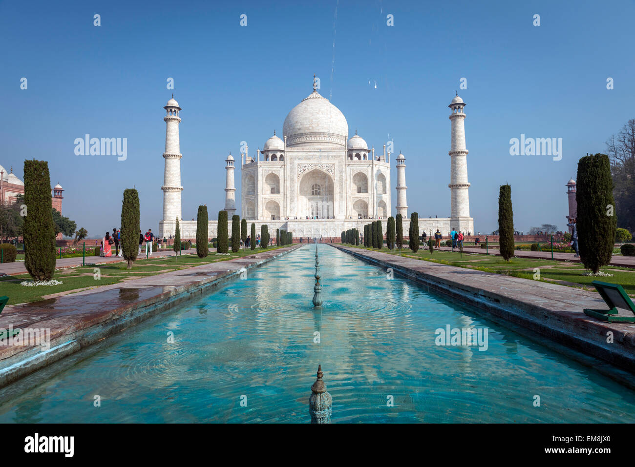 Das Taj Mahal, Agra, Indien Stockfoto