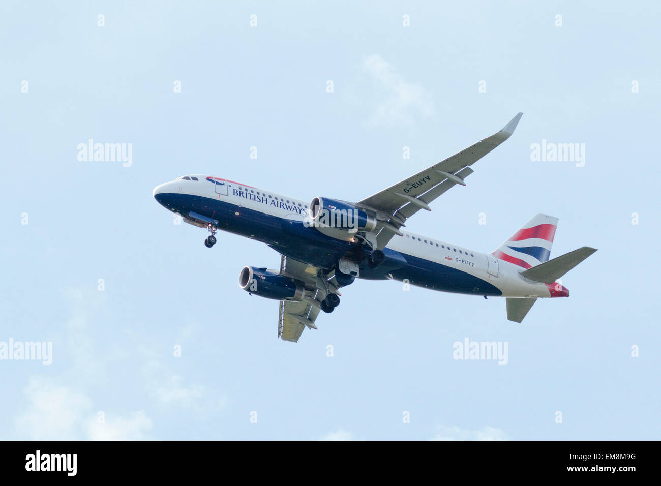 G-EUYV British Airways Airbus A320 Stockfoto