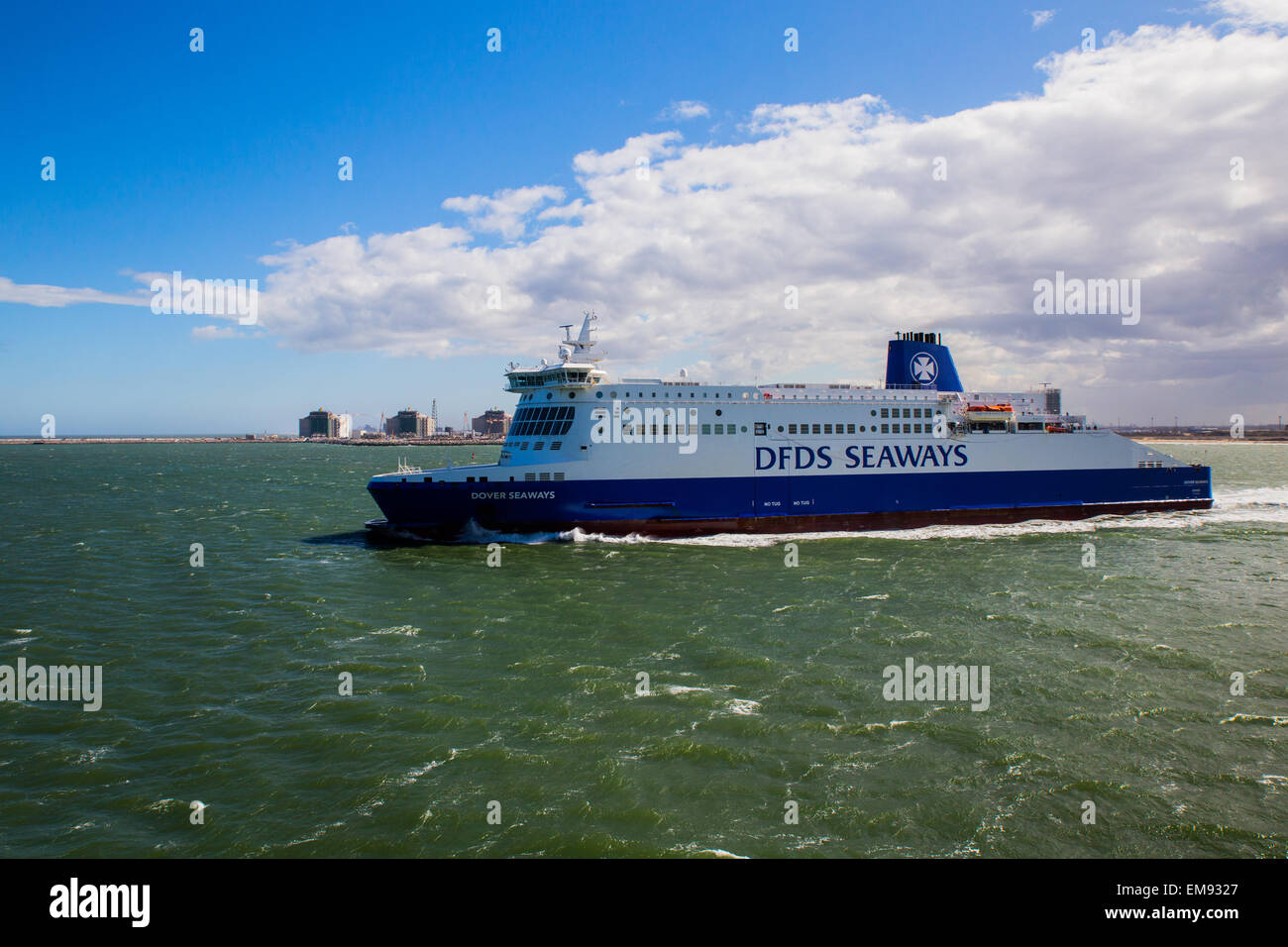 Cross Channel Fähre zwischen Dover und Dünkirchen Stockfoto