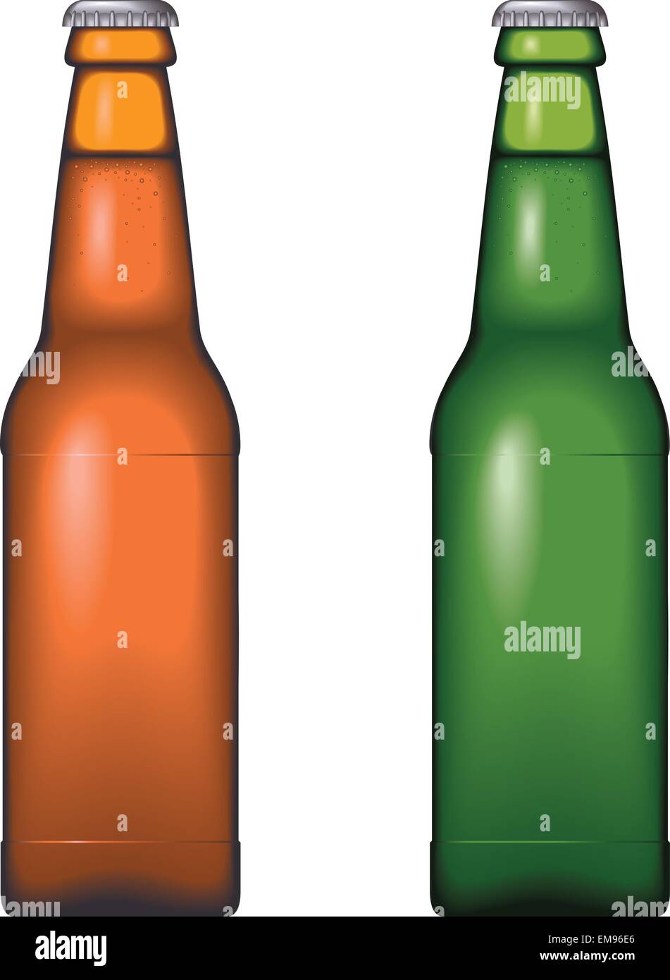 Flaschen Bier Stock Vektor