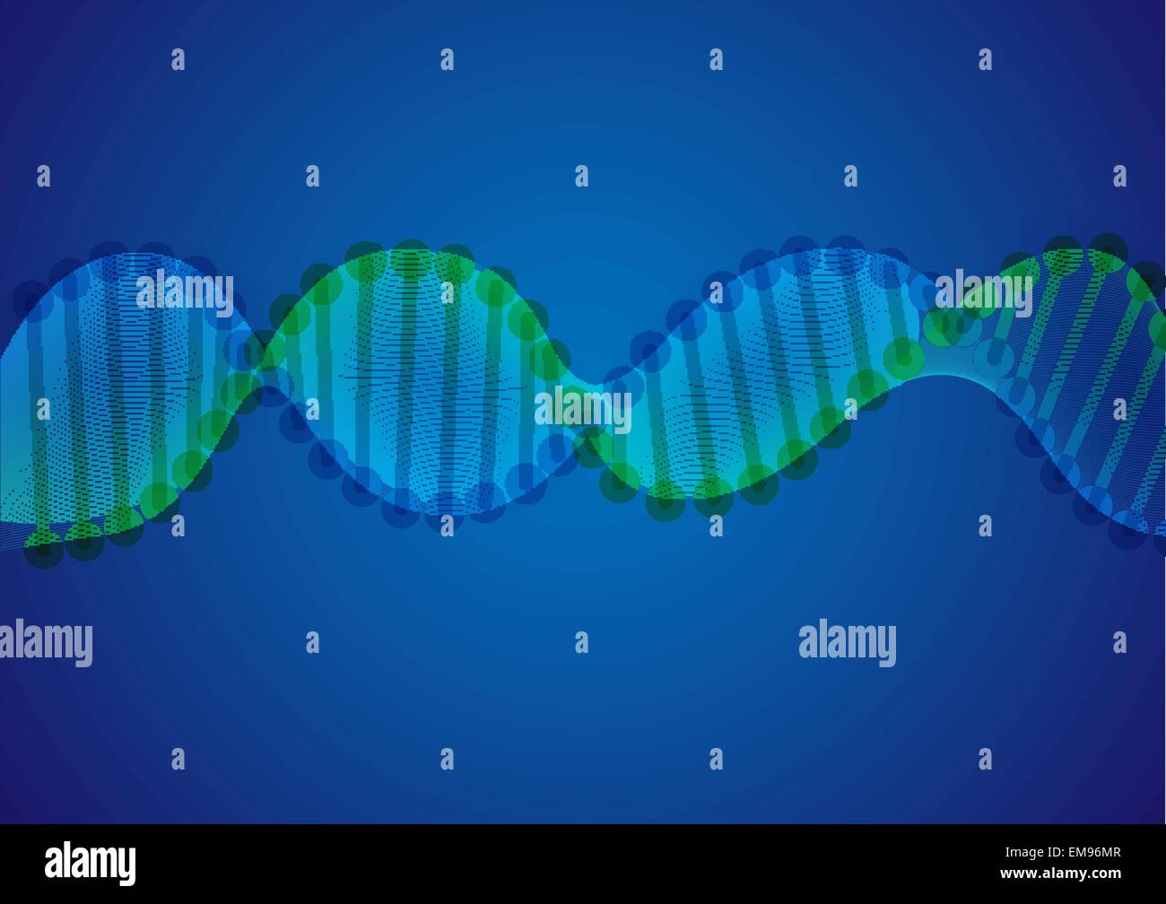 DNA-Molekül Hintergrund. Stock Vektor