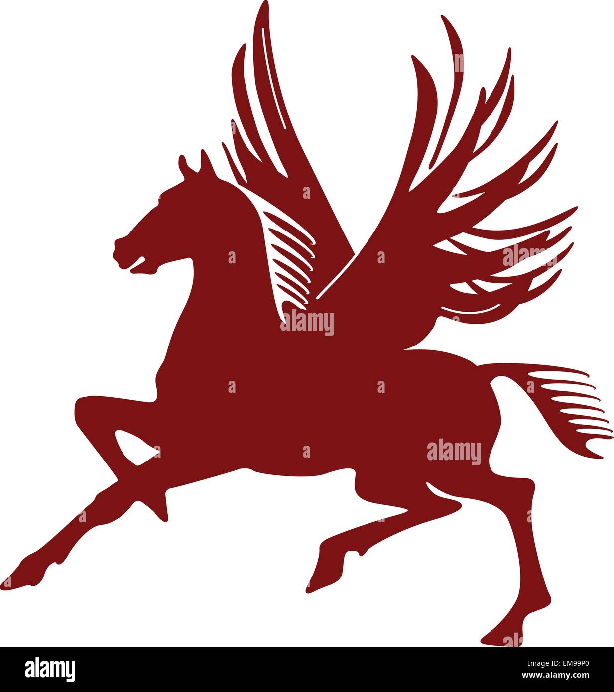 Pegasus pferd Stock-Vektorgrafiken kaufen - Alamy