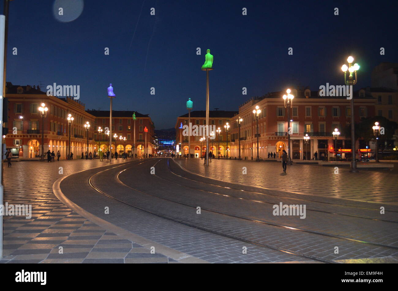 Stadt Nizza Stockfoto