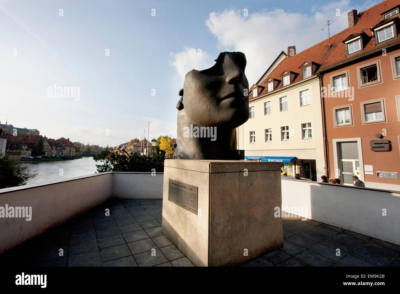 Centurione I, Bronze-Skulptur von Igor Mitoraj, Bamberg, Bayern, Deutschland Stockfoto