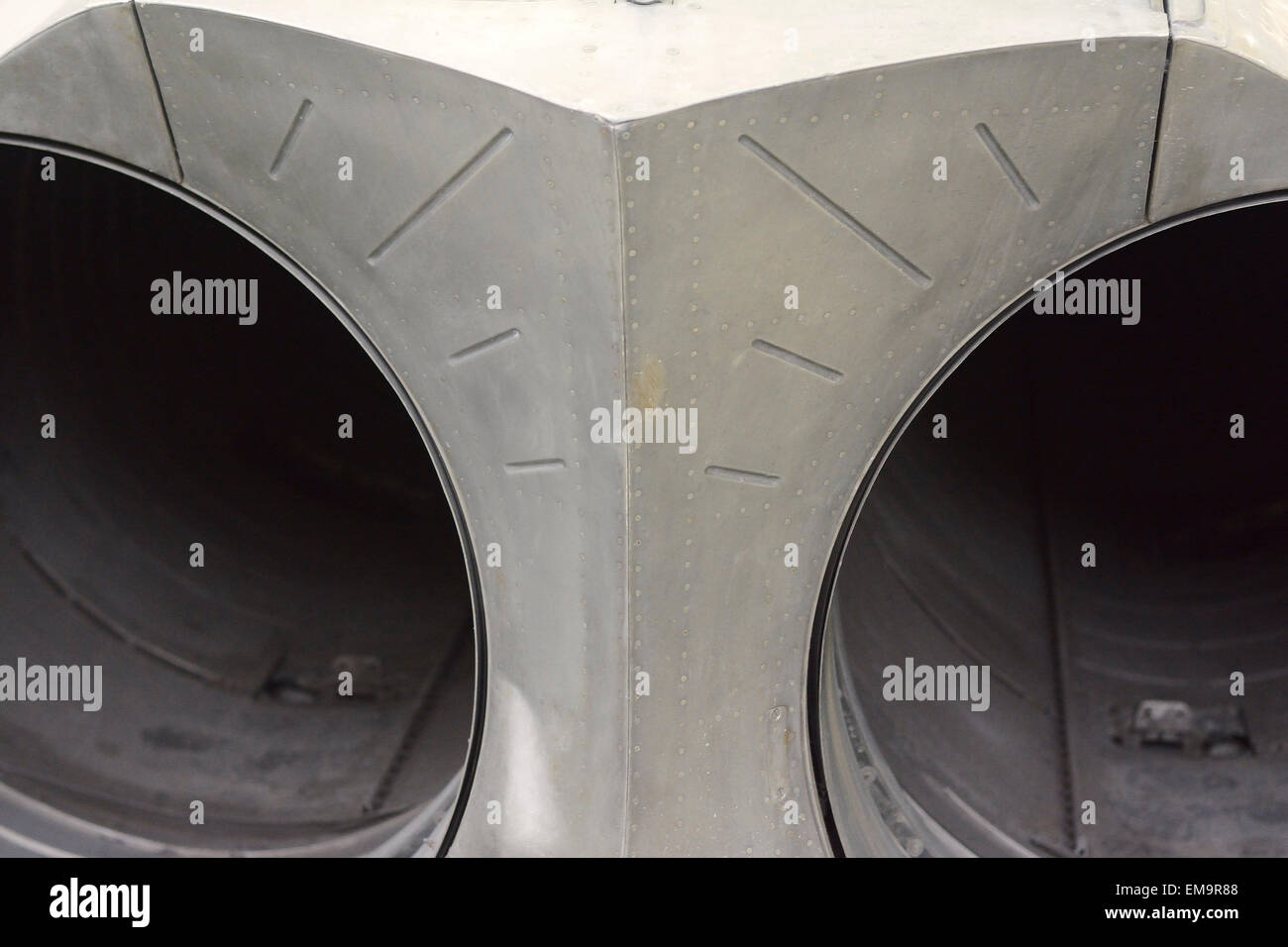 Überschall-Jet-Engine Detail im Imperial War Museum, Duxford Stockfoto