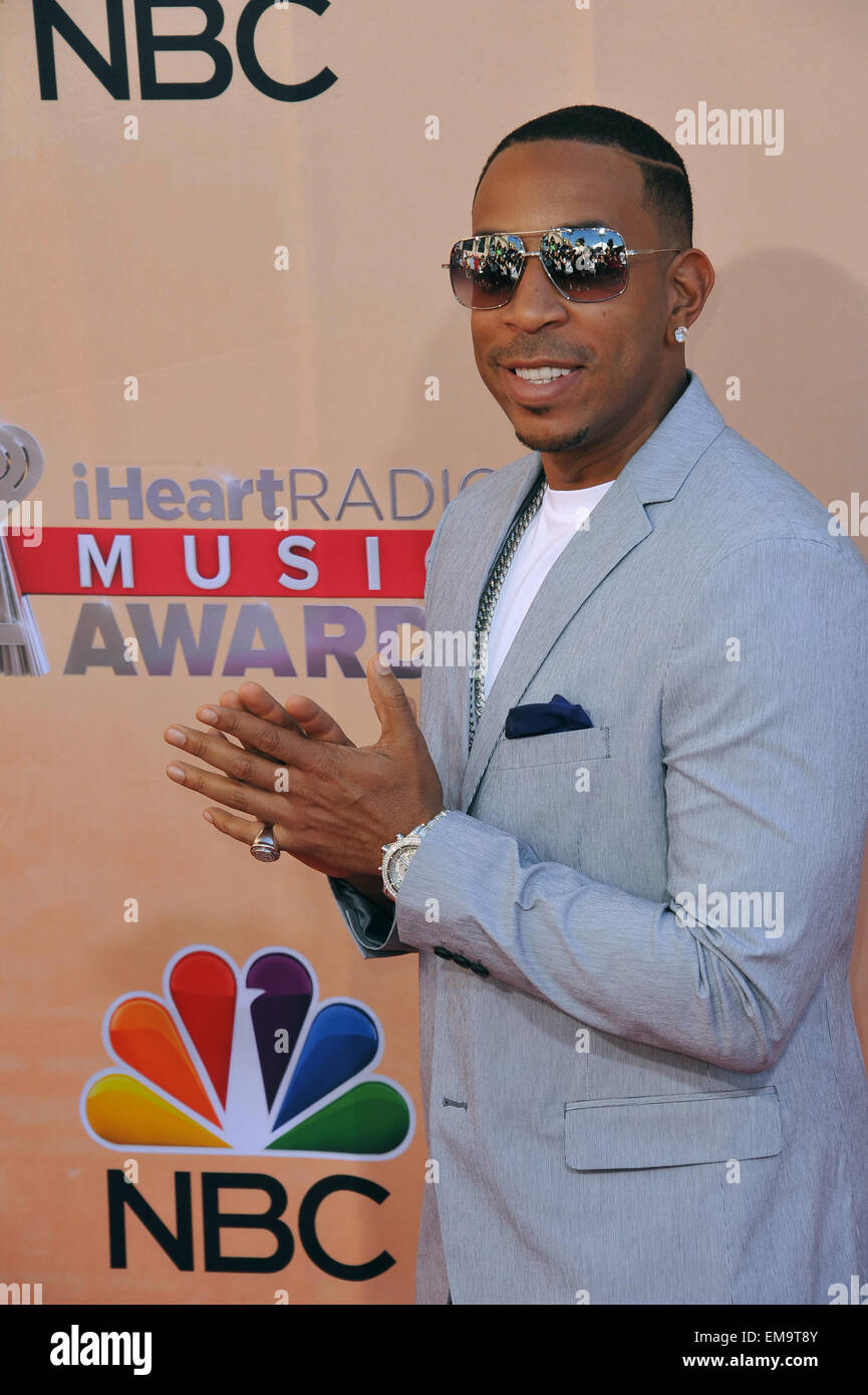 LOS ANGELES, CA - 29. März 2015: Ludacris auf 2015 iHeart Radio Music Awards im Shrine Auditorium. Stockfoto