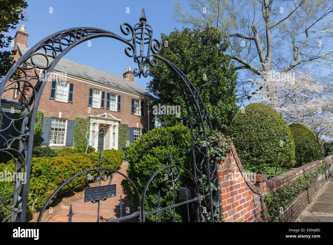 Schöne Residenz, zwischen den Flüssen Historic District, Rome, Georgia Stockfoto