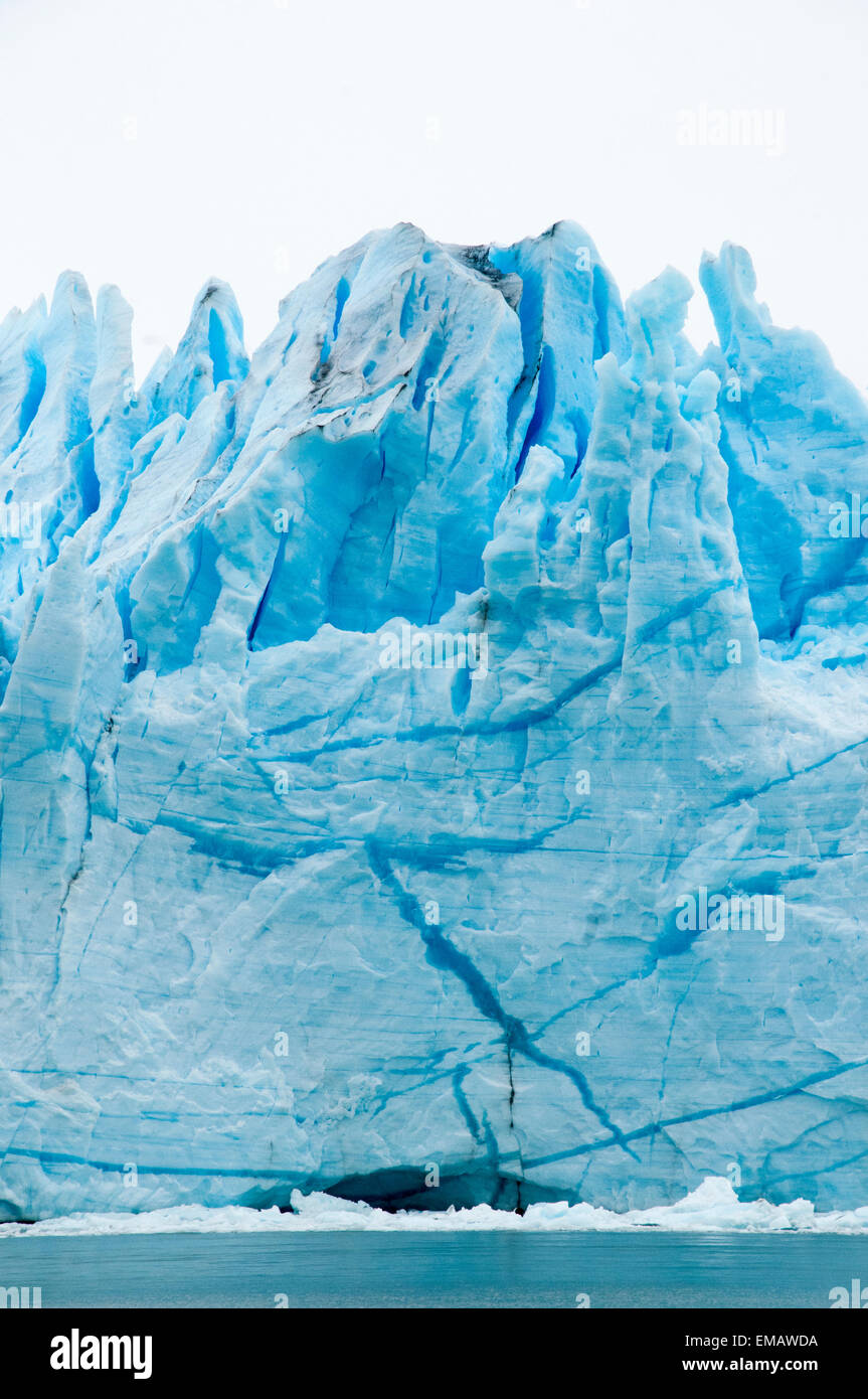 Perito Moreno Gletscher, Nationalpark Los Glaciares, Argentinischen Patagonien Stockfoto